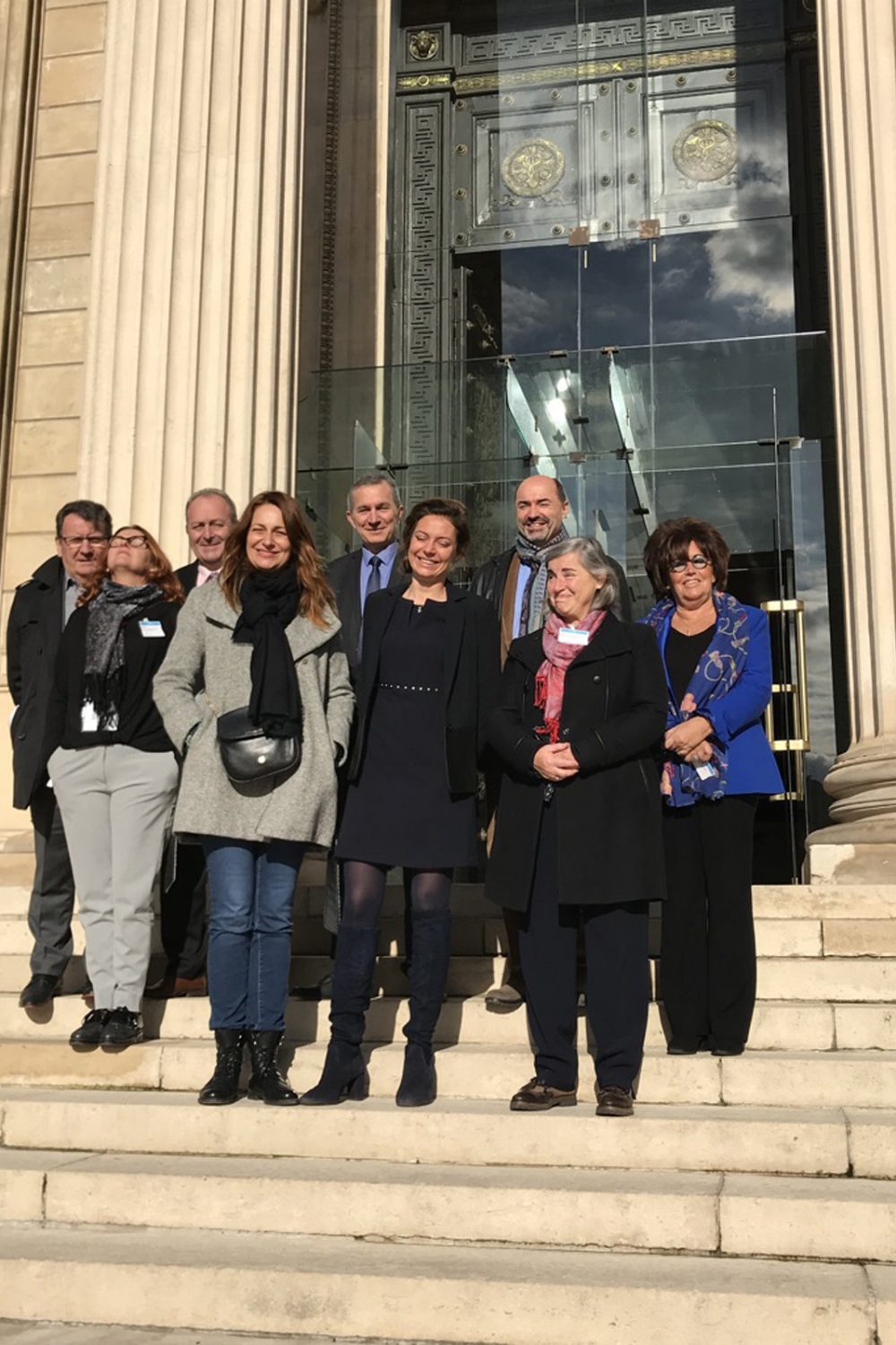 Visite des maires de la circonscription à l'Assemblée nationale